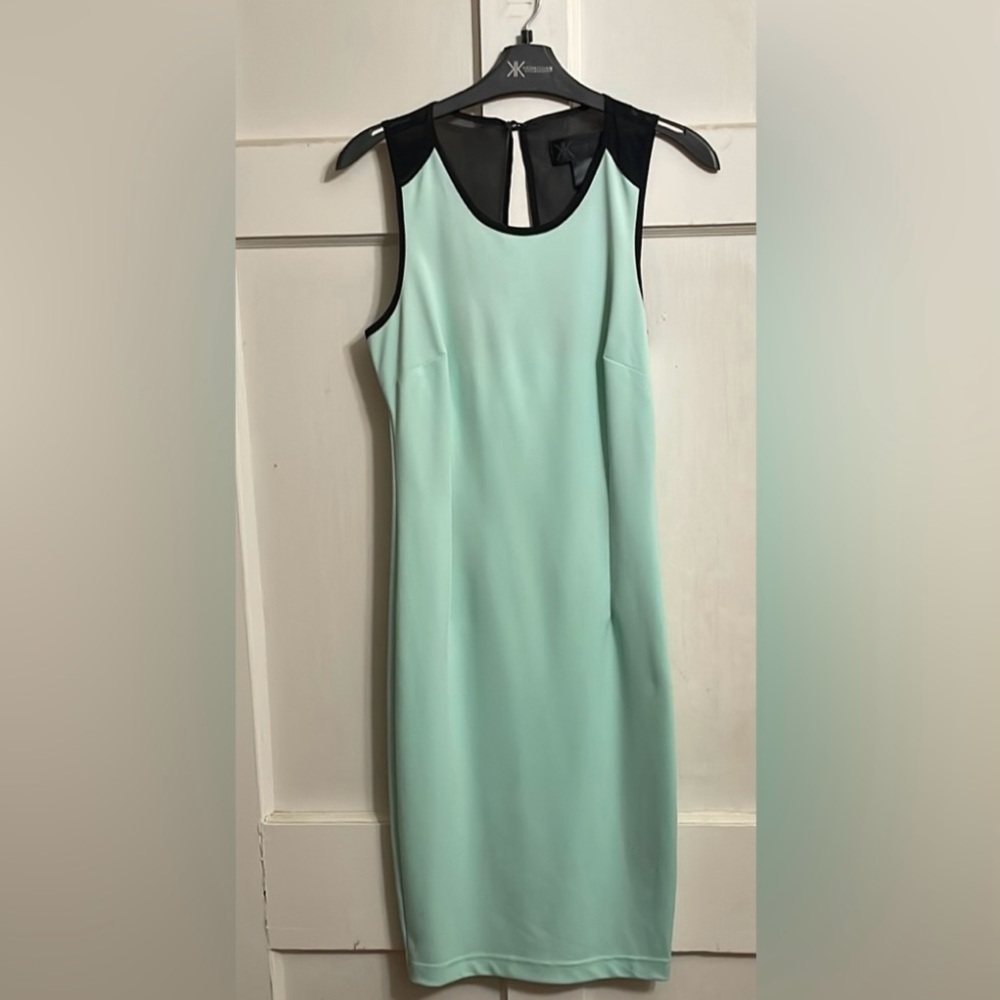 KARDASHIAN KOLLECTION - Sundae Green/Black Dress